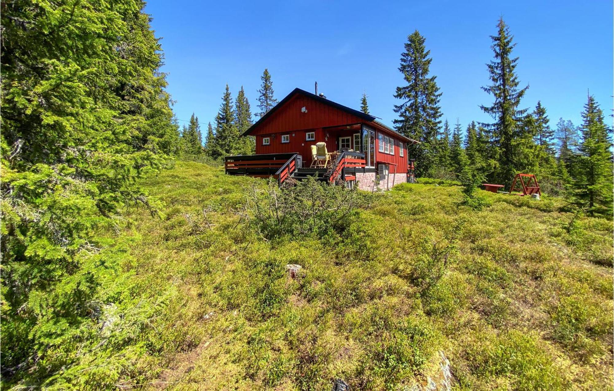 Cozy Home In Sjusjoen With Wifi Exterior foto