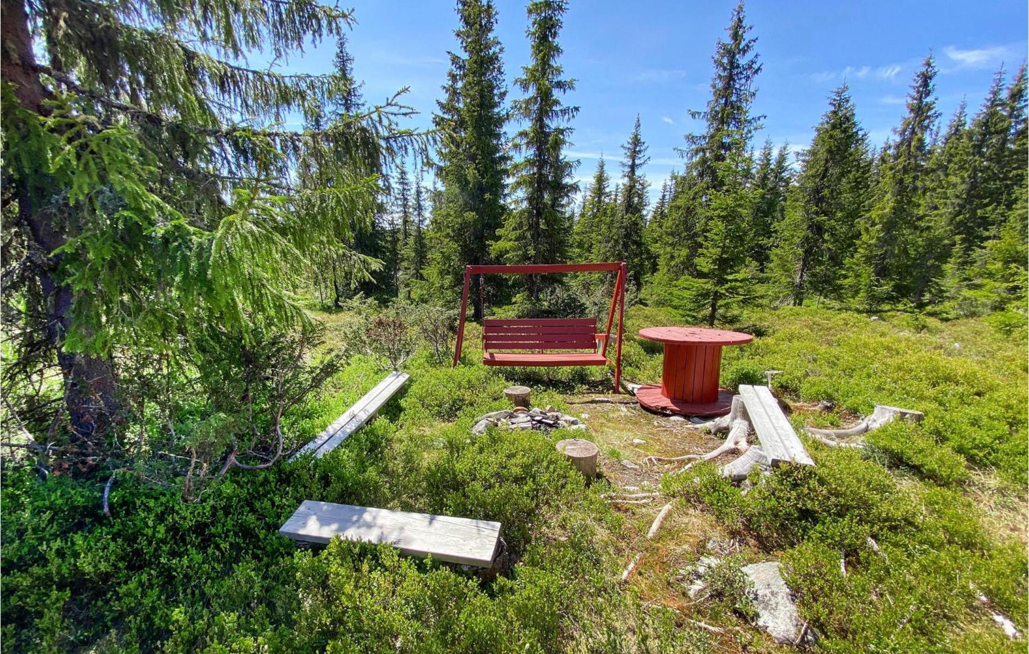 Cozy Home In Sjusjoen With Wifi Exterior foto