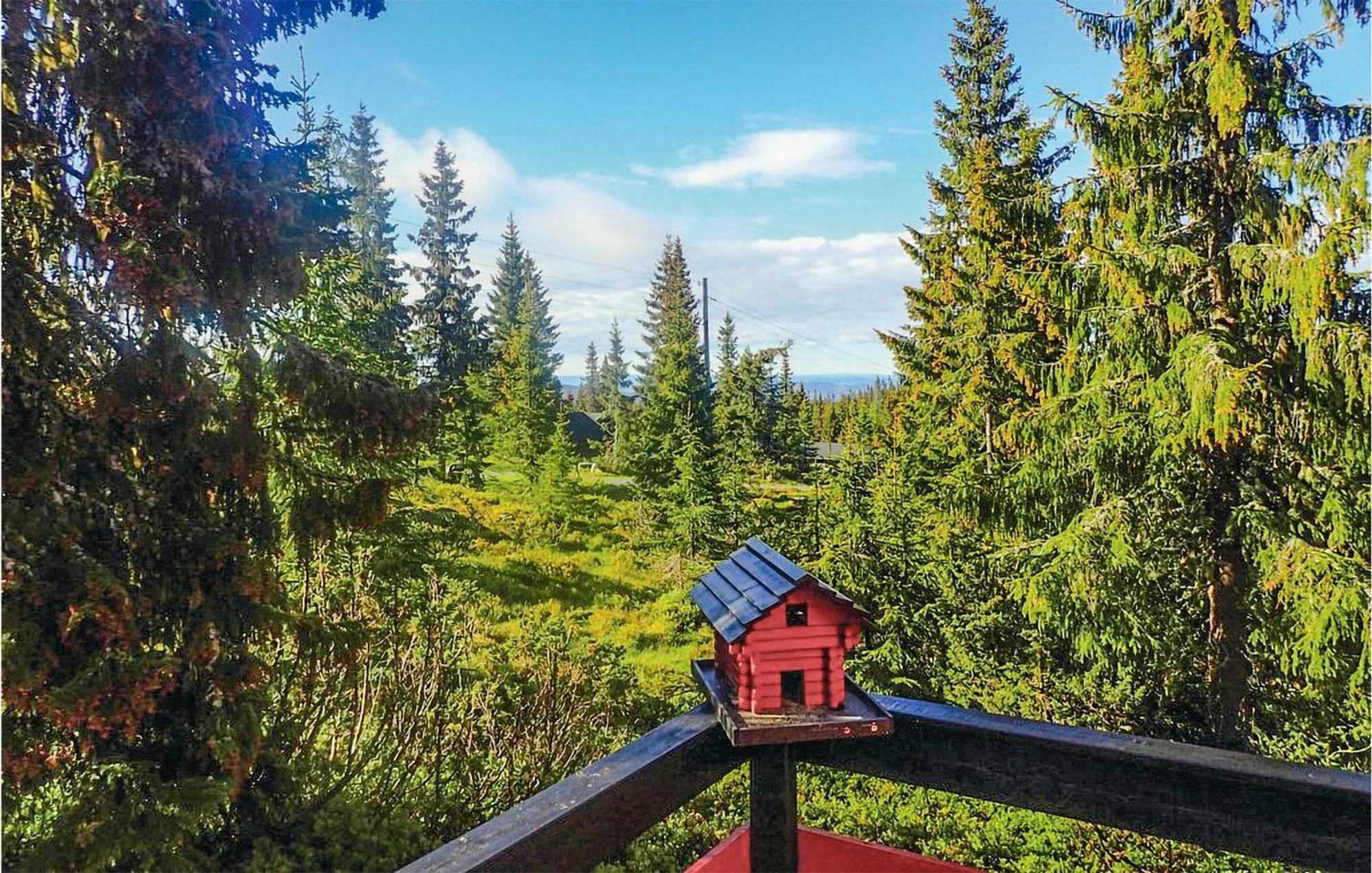 Cozy Home In Sjusjoen With Wifi Exterior foto