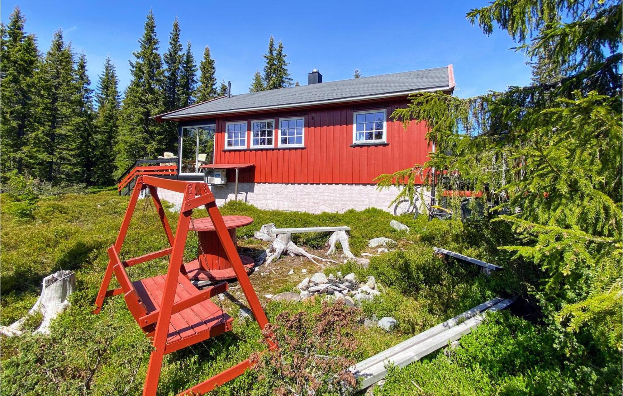 Cozy Home In Sjusjoen With Wifi Exterior foto